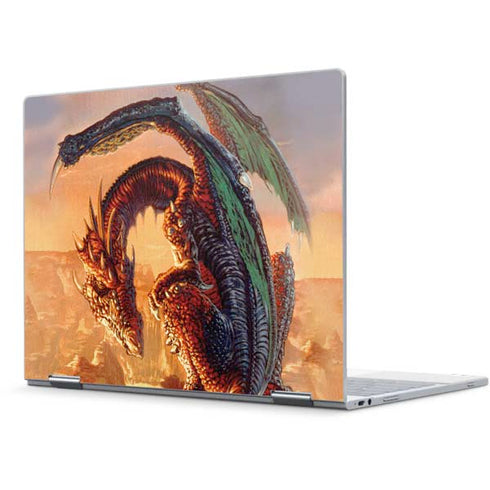 Ed Beard Jr. Bravery Misplaced Dragon and Knight Pixelbook Skin